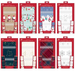 Make And Fill Your Own Christmas Cracker Craft Kit With Snappers Hats & Jokes