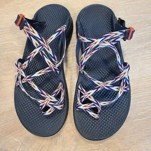 Chacos Womens US 7 Red White Blue Straps Strappy - Picture 1 of 5