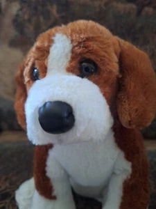 Ganz Webkinz - # HM141 - Very Cute BEAGLE 8" Dog Plush Toy - No Code - Retired - Picture 1 of 7