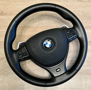 BMW F10 F11 F12 F01 F07 PADDLE SHIFTER STEERING WHEEL M SPORT 535I 550I 740I - Bild 1 von 8