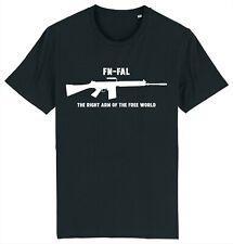 FN FAL Rifle The Right Arm of the Free World 308 NATO Assault Rifle T-Shirt