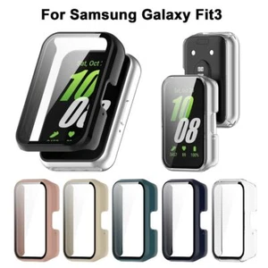 Full Cover Protective Case PC+Tempered Cover Shell for Samsung Galaxy Fit3 - Picture 1 of 18