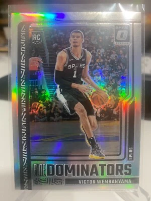 2023-24 VICTOR WEMBANYAMA OPTIC HOLO ELITE DOMINATORS ROOKIE RC - FREE POSTAGE - image 1 of 3