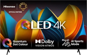 Hisense TV 50" QLED 4K 50E77NQ, Smart TV VIDAA U7, Dolby Vision, HDR 10+, Game M - Foto 1 di 20