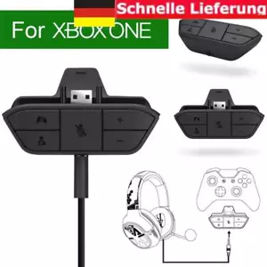 Für Xbox One Controller Original Stereo Headset Adapter Konverter Neu - Bild 1 von 9