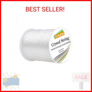 EuTengHao 1mm Crystal String Elastic String for Bracelets,150m/492ft Clear Stret - Picture 1 of 2
