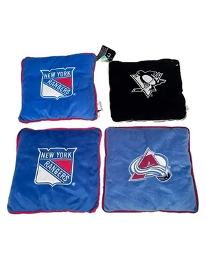 Bolígrafos de colección NY Rangers, Colorado Avs y Pittsburgh NHL ropa de cama de cuello de viaje Foto 1 de 4