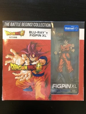 Dragon Ball Super Parts 1-3 Box Set Blu-ray + 1 Goku FiGPiN XL NEW Sealed Foto 1 de 3