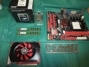 Cpu Motherboard Memory Graphics Card Combo As-Is/For Parts Pc Gaming/Repair - Picture 1 of 10