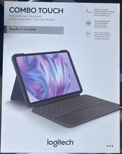 Logitech Combo Touch Tastatur für iPad Pro 11" M4 Hülle (brandneu & versiegelt) - Bild 1 von 1