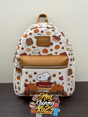 Loungefly Peanuts Snoopy Fall Cozy Mini Backpack - Image 1 of 4
