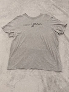 Nike Air Max T-Shirt Grey Black Swoosh The Nike Tee Size Extra Large - Picture 1 of 6