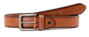 Cinturón de cuero genuino Levi's - Cinturón de jean informal tostado para hombre - Imagen 1 de 5