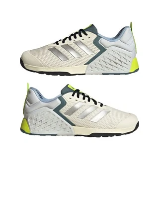  Chaussures de course Running Shoes HOMME Adidas Dropset 3 Beige Argent Mesh  - Photo 1/4