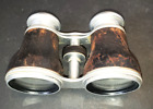 VINTAGE LEMAIRE PARIS FIELD GLASSES & CASE LEATHER WRAPPED COMPACT BINOCULARS