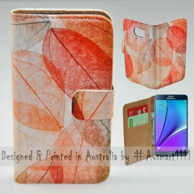 For Samsung Galaxy Note Series Autumn Leaves Theme Print Mobile Phone Case Cover - image 1 of 3