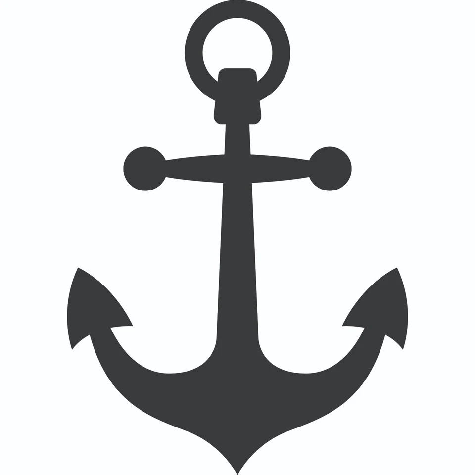 SP13361 Capitão Navio Âncora Barco Marítimo Silhueta Papelão Recorte Standee Standup - Imagem 1 de 1