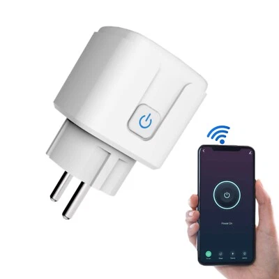 WLAN Wifi Enchufe Smart Home Enchufe Zócalo Tapón App Control Timer Schuko - Imagen 1 de 4