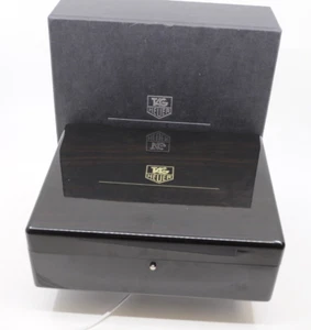 Caja de reloj de madera vacía Tag Heuer con certificado de autenticidad para Kirium Absolute TI5 cronógrafo 14/50 - Imagen 1 de 11