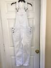 Citizens of Humanity $348 Audrey White Slouchy Slim Crop Overalls Size XS