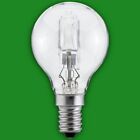 2x 18W (=23W) Clear Eco Halogen Golf Round G45 SES E14 Light Bulbs Lamp
