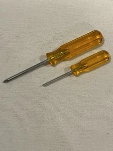 Xcelite Screwdrivers Phillips X-100 & X-101 Made In USA - Picture 1 of 9