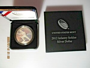 2012-W Infantry Soldier Silver proof coin