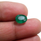 100% Natural Zambian Emerald Oval 2.70 Crt Ultimate Green Faceted Loose Gemstone