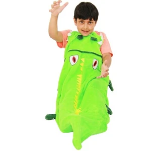 Kids Mermaid Tail Crocodile Unicorn Shark Soft Fleece Blanket Cosy Sleeping Bag - Picture 1 of 26