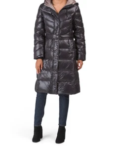 VINCE CAMUTO Down Fill Shine Belted Puffer Coat (size XXL) - Picture 1 of 4