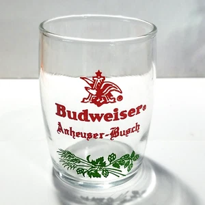 Vidrio muestreador catador con logotipo vintage de Budweiser Anheuser-Busch 4 oz 3 1/8" de alto - Imagen 1 de 5