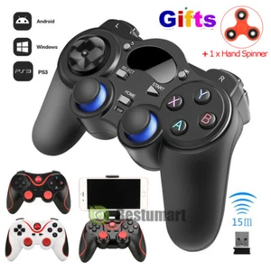 Wireless Bluetooth USB Game Controller Gamepad Joystick for Android TV Box Table - Picture 1 of 26