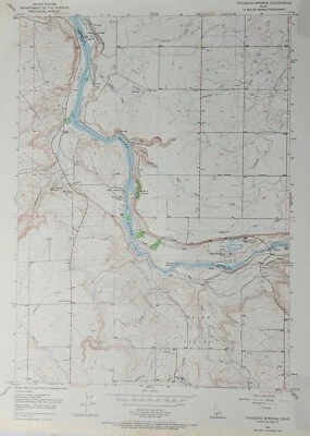 Servicio Geológico del Departamento del Interior de Estados Unidos, Thousand Springs Quad Idaho... Foto 1 de 3