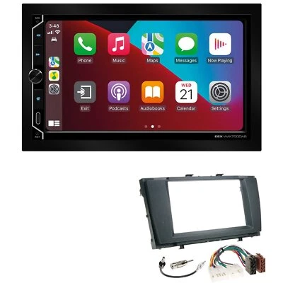 Wifi Apple CarPlay Android Auto Autoradio für Toyota Avensis T27 ab 2009 schwarz - Bild 1 von 4