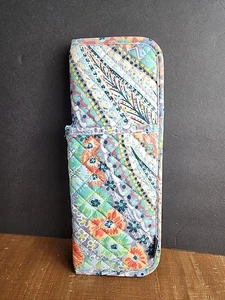 Vera Bradley Heiß Lockenstab Glätteisen Hülle Cover Etui Halter Grau Paisley - Bild 1 von 9