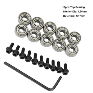 Router Bit Bearing 11pcs/Set 12.7mm Router Bit Attachment Ball Bearings Guide - Picture 1 of 20