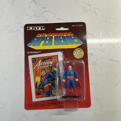 Figura de metal fundido a presión Superhéroes Superman 1990 DC Comics de colección Foto 1 de 4