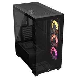 CORSAIR iCUE 3500X ARGB Mid-Tower PC Case- Black - Picture 1 of 8