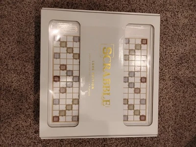 Scrabble Luxe Edition White Brand New SEALED - Image 1 of 4