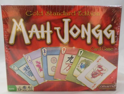 Juego de Cartas Mah Jongg Edición Estándar Dorada Juego Oficial NUEVO PRECINTADO Foto 1 de 4