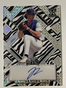 JR Ritchie Auto RC 4/5 ZEBRA Refractor Atlanta Braves New #2 Prospect AAA - Picture 1 of 2