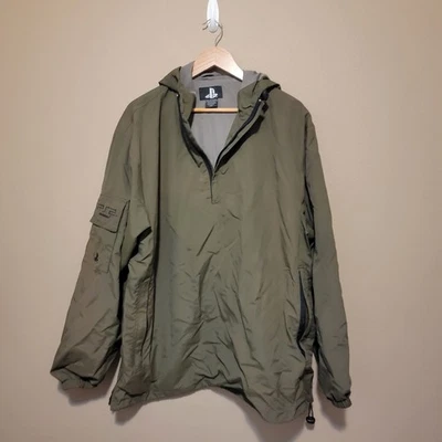 Винтажный Sony Playstation 2 зеленый куртка мужская 2XL  - Изображение 1 из 4