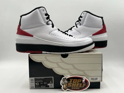 Nike Air Jordan Retro 2 Chicago 2022 Talla 10 Auténtico Baloncesto Blanco Original Usado Foto 1 de 4