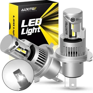 2x AUXITO 9003 H4 LED Faro Alto Bajo Bombilla Blanco Brillante Halógeno Reemplazar - Imagen 1 de 12