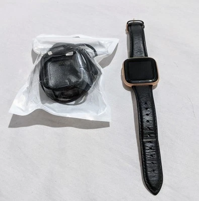 Fitbit Versa 2 Smartwatch - Copper Rose- Used Condition - Comes With Charger  - Image 1 of 4