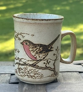 Vintage Dunoon Keramik Steingut Becher Vogel Design Made In Scotland - Bild 1 von 6