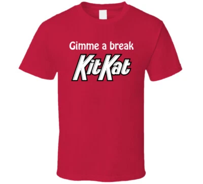 Camiseta Gimme A Break Kit Kat Candy Foto 1 de 2