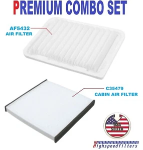 PREMIUM AIR FILTER + CABIN FILTER COMBO FOR TOYOTA CAMRY SIENNA ES330 RX330 - Picture 1 of 2