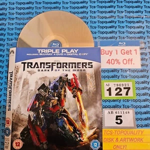 Transformers dark of the moon Blu-Ray disc and artwork only. Save £s. - Picture 1 of 1