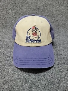 Disney Hat Cap Strapback Blue White Junk Food Be Different Unisex Adults - Picture 1 of 7